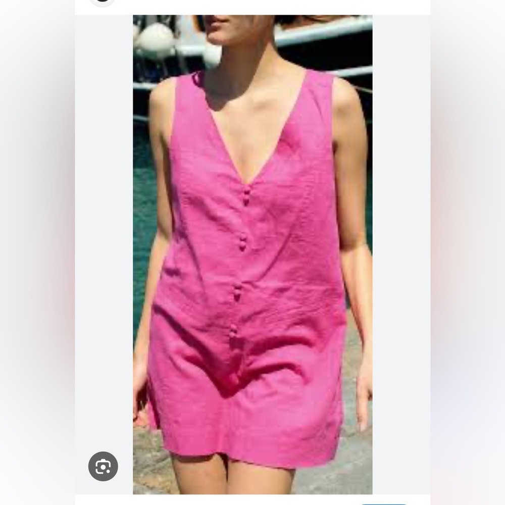 CIAO LUCIA MALENA DRESS IN HOT PINK, SIZE SMALL. WORN ONCE.